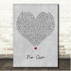 Jordan Sparks & Chris Brown No Air Grey Heart Song Lyric Print