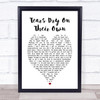 Tears Dry On Their Own Amy Winehouse Heart Song Lyric Music Wall Art Print