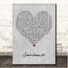 Aaron Lewis Someone Grey Heart Song Lyric Print