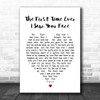 The First Time Ever I Saw Your Face Roberta Flack Heart Song Lyric Music Wall Art Print