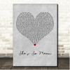 Matchbox 20 She's So Mean Grey Heart Song Lyric Print