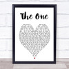 The One Kodaline Heart Song Lyric Music Wall Art Print