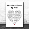 Tom Jones Green Green Grass Of Home Heart Song Lyric Music Wall Art Print