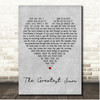 The Avett Brothers The Greatest Sum Grey Heart Song Lyric Print