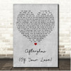 The Small Faces Afterglow (Of Your Love) Grey Heart Song Lyric Print
