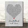 Tom Waits Heartattack and Vine Grey Heart Song Lyric Print