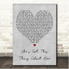 Chris Young She's Got This Thing About Her Grey Heart Song Lyric Print