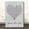 George Jones Same Ole Me Grey Heart Song Lyric Print