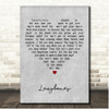 Hoagy Carmichael Lazybones Grey Heart Song Lyric Print