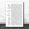 Fleetwood Mac Need Your Love So Bad White Script Song Lyric Music Wall Art Print Fleetwood Mac Need Your Love So Bad White Script Song Lyric Music Wall Art Print