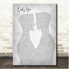 Yazoo Only You Grey Gay Plain Couple Song Lyric Print