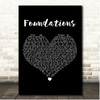 Kate Nash Foundations Black Heart Song Lyric Print