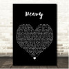 Linkin Park Heavy Black Heart Song Lyric Print