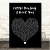 Marvin Gaye Little Darling (I Need You) Black Heart Song Lyric Print