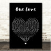 Massive Attack One Love Black Heart Song Lyric Print