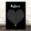 Meat Loaf Alive Black Heart Song Lyric Print