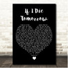 Mötley Crüe If I Die Tomorrow Black Heart Song Lyric Print