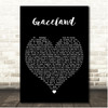 Paul Simon Graceland Black Heart Song Lyric Print