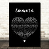 Porcelain Emarosa Black Heart Song Lyric Print
