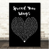 Queen Spread Your Wings Black Heart Song Lyric Print