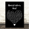 Steve Miller Band Quicksilver Girl Black Heart Song Lyric Print