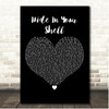 Supertramp Hide In Your Shell Black Heart Song Lyric Print