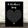 T Carter A Mother's Song Black Heart Song Lyric Print