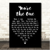 The Black Keys Youre the One Black Heart Song Lyric Print