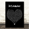 The Casuals Jesamine Black Heart Song Lyric Print
