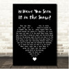 The Magnetic Fields 01 Have You Seen It in the Snow Black Heart Song Lyric Print