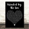 The Seahorses Blinded By The Sun Black Heart Song Lyric Print