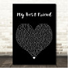 Tim McGraw My Best Friend Black Heart Song Lyric Print