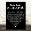 Tina Turner River Deep-Mountain High Black Heart Song Lyric Print