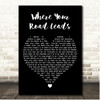 Trisha Yearwood Where Your Road Leads Black Heart Song Lyric Print