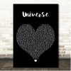 Ty Dolla sign Universe Black Heart Song Lyric Print