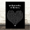 Willie Nelson We Shall Gather at The River Black Heart Song Lyric Print