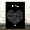 Bring Me The Horizon DiE4u Black Heart Song Lyric Print