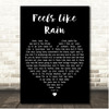 Buddy Guy Feels Like Rain Black Heart Song Lyric Print