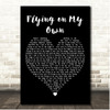 Céline Dion Flying on My Own Black Heart Song Lyric Print