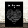 Cher One By One Black Heart Song Lyric Print