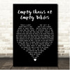 Claude-Michel Schönberg Empty Chairs at Empty Tables Black Heart Song Lyric Print