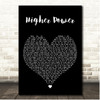 Coldplay Higher Power Black Heart Song Lyric Print