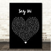 Eddie Vedder Say Hi Black Heart Song Lyric Print