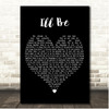 Edwin McCain I'll Be Black Heart Song Lyric Print