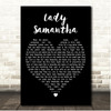 Elton John Lady Samantha Black Heart Song Lyric Print