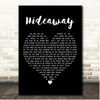 Erasure Hideaway Black Heart Song Lyric Print