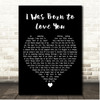 Freddie Mercury I Was Born to Love You Black Heart Song Lyric Print