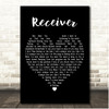 Hem Receiver Black Heart Song Lyric Print