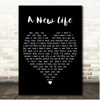 Jim James A New Life Black Heart Song Lyric Print