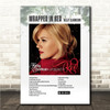 Kelly Clarkson Wrapped In Red Music Polaroid Vintage Music Wall Art Poster Print
